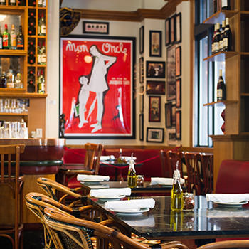 Cafe Zoetrope tables 