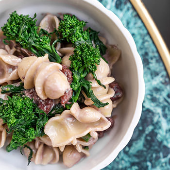Bowl of pasta.