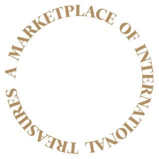 A marketplace of international treasures